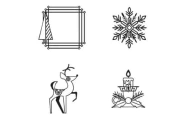 Deco Christmas Dingbats by Illustration Ink — Dingbats Font — thumbnail 6