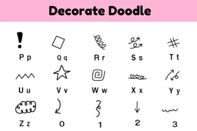 Decorate Doodle by Nun Sukhwan — Dingbats Font — thumbnail 3