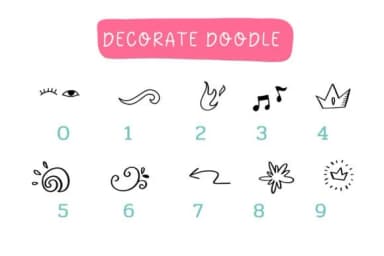 Decorate Doodle by Pui Art — Dingbats Font — thumbnail 6