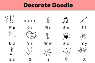 Decorate Doodle by Nun Sukhwan — Dingbats Font — thumbnail 3