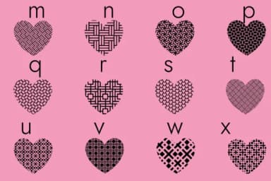 Decorated Hearts by Minimalistartstudio — Dingbats Font — thumbnail 5