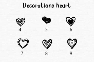 Decorations Heart by Nongyao — Dingbats Font — thumbnail 4