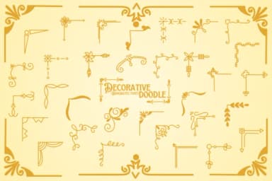 Decorative Doodle by Chonada — Dingbats Font — thumbnail 1