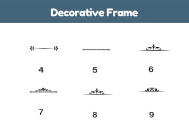 Decorative Frame by Nun Sukhwan — Dingbats Font — thumbnail 4
