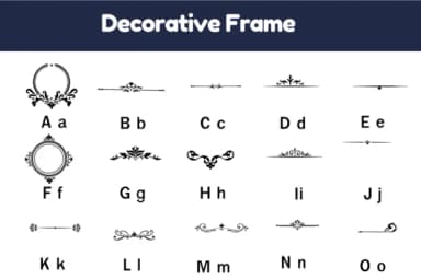 Decorative Frame by Nun Sukhwan — Dingbats Font — thumbnail 2
