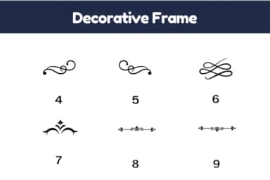 Decorative Frame by Nun Sukhwan — Dingbats Font — thumbnail 4