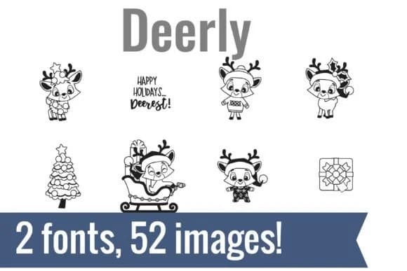 Deerly Dingbats by Illustration Ink — Dingbats Font