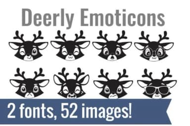 Deerly Dingbats by Illustration Ink — Dingbats Font — thumbnail 2