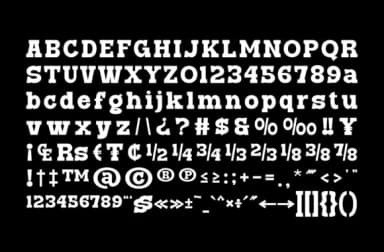 Deinke by maikofarazhatta — Slab Serif Font — thumbnail 8