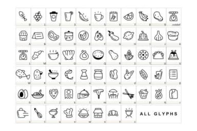 Delicious by YandiDesigns — Dingbats Font — thumbnail 2