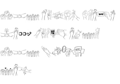 Democracy by Sirinart — Dingbats Font — thumbnail 8