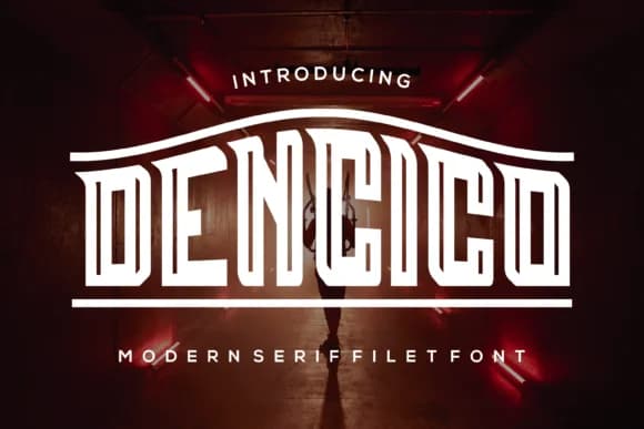 Dencico by riotama85 — Slab Serif Font
