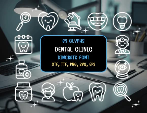 Dental Clinic by Distiny4919 — Dingbats Font