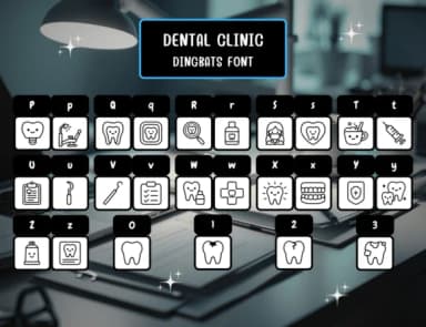 Dental Clinic by Distiny4919 — Dingbats Font — thumbnail 3