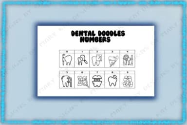Dental Doodles by Mary Kay's Magic — Dingbats Font — thumbnail 4