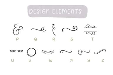 Design Elements by Pui Art — Dingbats Font — thumbnail 3