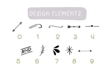 Design Elements by Pui Art — Dingbats Font — thumbnail 6