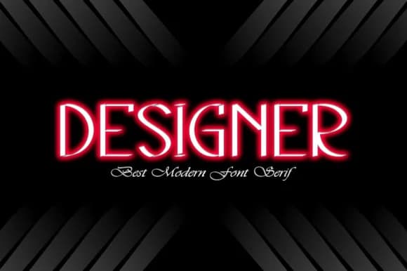 Designer by aprianaart — Slab Serif Font