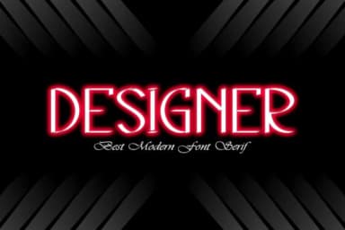 Designer by aprianaart — Slab Serif Font — thumbnail 1