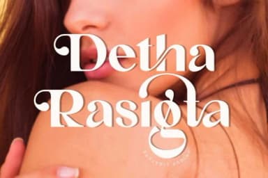 Detha Rasigta by yaqublekker — Slab Serif Font — thumbnail 1