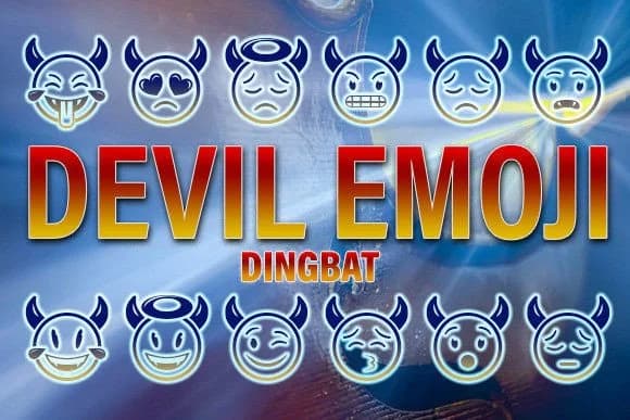 Devil Emoji by vladimirnikolic — Dingbats Font