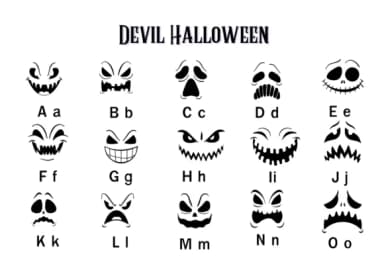 Devil Halloween by Nun Sukhwan — Dingbats Font — thumbnail 2