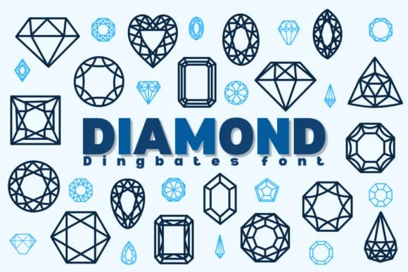 Diamond by Chonada — Dingbats Font