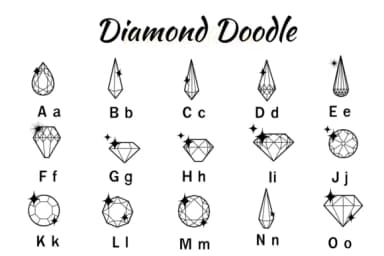 Diamond Doodle by Nun Sukhwan — Dingbats Font — thumbnail 2