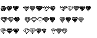 Diamondo by vladimirnikolic — Dingbats Font — thumbnail 5