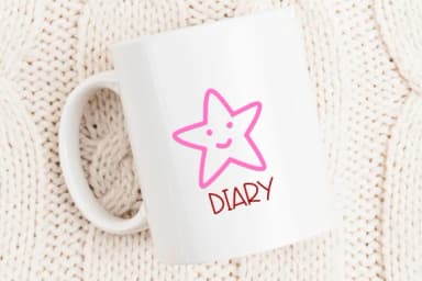 Diary by Sirinart — Dingbats Font — thumbnail 4