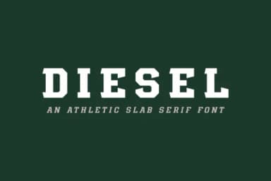 Diesel by Studio One Four — Slab Serif Font — thumbnail 1