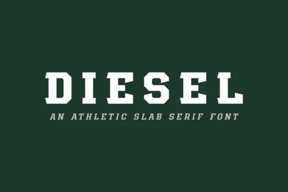 Diesel by Studio One Four — Slab Serif Font
