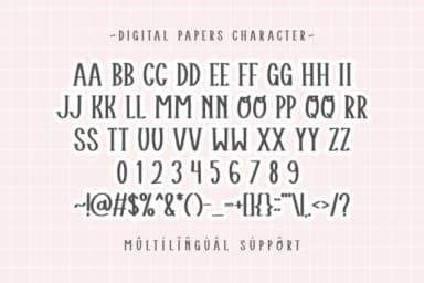 Digital Papers by CraftedType Studio — Slab Serif Font — thumbnail 3