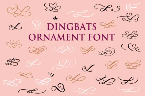 Dingbats Ornaments by goodigital — Dingbats Font