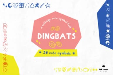 Dingbats by Inkclouddesign — Dingbats Font — thumbnail 1
