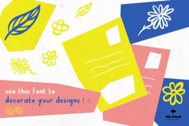 Dingbats by Inkclouddesign — Dingbats Font — thumbnail 3