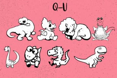 Dino by Minimalistartstudio — Dingbats Font — thumbnail 4