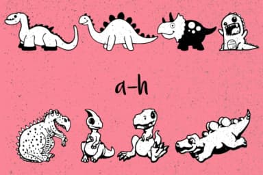 Dino by Minimalistartstudio — Dingbats Font — thumbnail 6