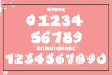 Dino Girl by KtwoP — Dingbats Font — thumbnail 4