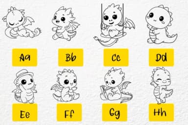 Dinosaur by Petal Pixels — Dingbats Font — thumbnail 2