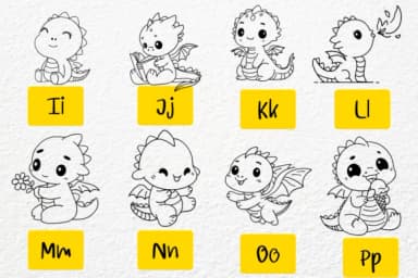 Dinosaur by Petal Pixels — Dingbats Font — thumbnail 3