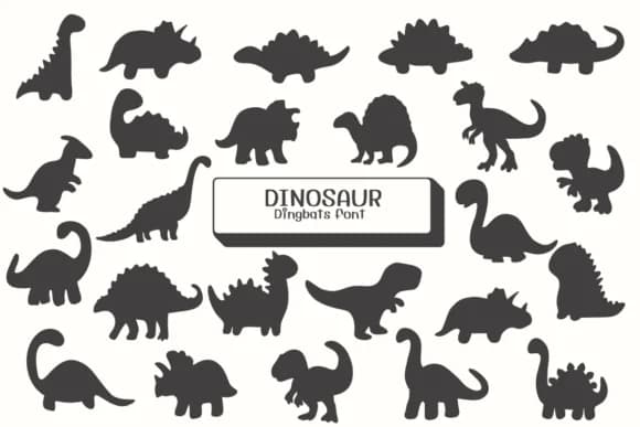 Dinosaur by Ketsarin — Dingbats Font