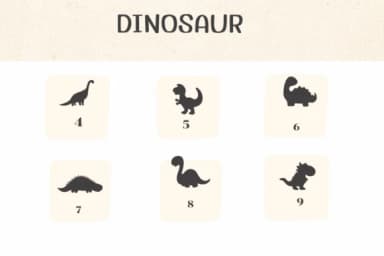 Dinosaur by Ketsarin — Dingbats Font — thumbnail 4