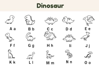 Dinosaur by Nun Sukhwan — Dingbats Font — thumbnail 2