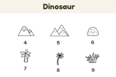 Dinosaur by Nun Sukhwan — Dingbats Font — thumbnail 4