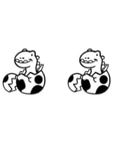 Dinosaur Doodle by Nongyao — Dingbats Font — thumbnail 8