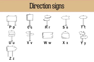 Direction Signs by Nun Sukhwan — Dingbats Font — thumbnail 3