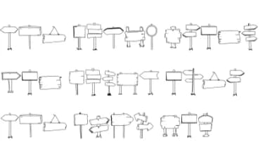 Direction Signs by Nun Sukhwan — Dingbats Font — thumbnail 8