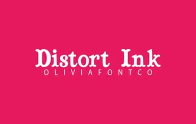 Distort Ink by OliviaFontCo — Slab Serif Font — thumbnail 1