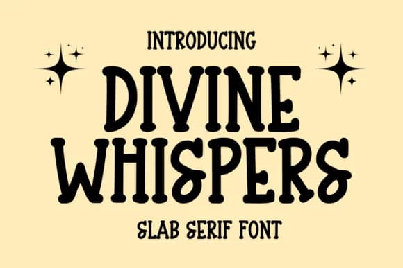 Divine Whispers by CraftedType Studio — Slab Serif Font